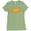 kylo stabbed first Ladies Fitted T-Shirt