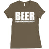 beer liquid Ladies Fitted T-Shirt
