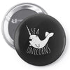 sea unicorns Pin-back button