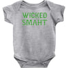 wicked smaht funny Baby Bodysuit