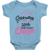 celebrating with the 70th birthday king t shirts Baby Bodysuit