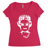 queen bee elizabeth 3d glasses Women's Triblend Scoop T-shirt