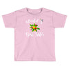 world's best sister with flowers. Toddler T-shirt