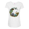 ghibli tribute Maternity Scoop Neck T-shirt