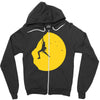 adrenaline addict rock climbing Zipper Hoodie