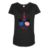 4th of July Maternity Scoop Neck T-shirt