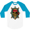 pirate bones skull 3/4 Sleeve Shirt