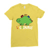legosaurus Ladies Fitted T-Shirt
