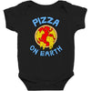 pizza on earth Baby Bodysuit
