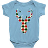 christmas deer Baby Bodysuit