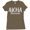 aloha weekend Ladies Fitted T-Shirt