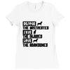 rescue save love Ladies Fitted T-Shirt