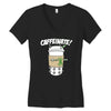 caffeinate! Women's V-Neck T-Shirt