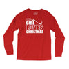 this girl loves christmas Long Sleeve Shirts