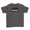 sunday funday t shirt funny jersey shore football Youth Tee