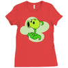 peashooter Ladies Fitted T-Shirt