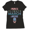 people's climate march for justice 2017 Ladies Fitted T-Shirt