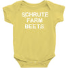 schrute farm beets Baby Bodysuit
