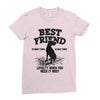 Best Friend Great Dane Ladies Fitted T-Shirt