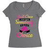 just once i want to be somebody elses fi̇rst choice Women's Triblend Scoop T-shirt