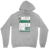 i wear emerald green for liver cancer awareness Unisex Hoodie