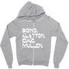 bono, clayton, edge, mullen Zipper Hoodie