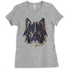 polygon wolf Ladies Fitted T-Shirt