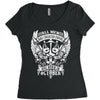 All Men are Created Equal but Only the Best are Born in October Women's Triblend Scoop T-shirt