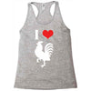 i love cock Racerback Tank