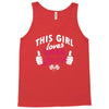 this girl loves drag racing Tank Top