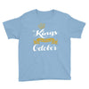 kings are born in october Youth Tee