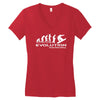 evolution of snowboarding funny Women's V-Neck T-Shirt