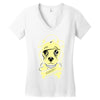 adorable crossbones Women's V-Neck T-Shirt
