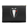 rose tuxedo t shirt Accessory Pouches