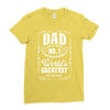 dad number one world's greatest Ladies Fitted T-Shirt