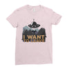 I Want To Leave Ladies Fitted T-Shirt