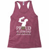 proud Autism dad Racerback Tank