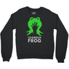 the green frog Crewneck Sweatshirt