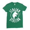 italian stallion 2 Ladies Fitted T-Shirt
