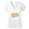 Little Peanut on the Way Women's V-Neck T-Shirt