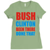 bush clinton large Ladies Fitted T-Shirt