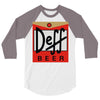 duff parody deff 3/4 Sleeve Shirt