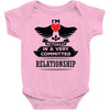 I Am Actually In A Very Commited Relationship Baby Onesie