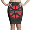 this town color Pencil Skirts