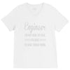 i'm not here to talk V-Neck Tee