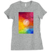 letter B initial Ladies Fitted T-Shirt