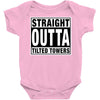 straight outta tilted towers Baby Bodysuit