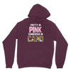 pretty in pink dangerous in camo funny Hoodie