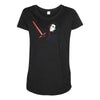 everything is darkness Maternity Scoop Neck T-shirt