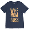 wife mom boss V-Neck Tee